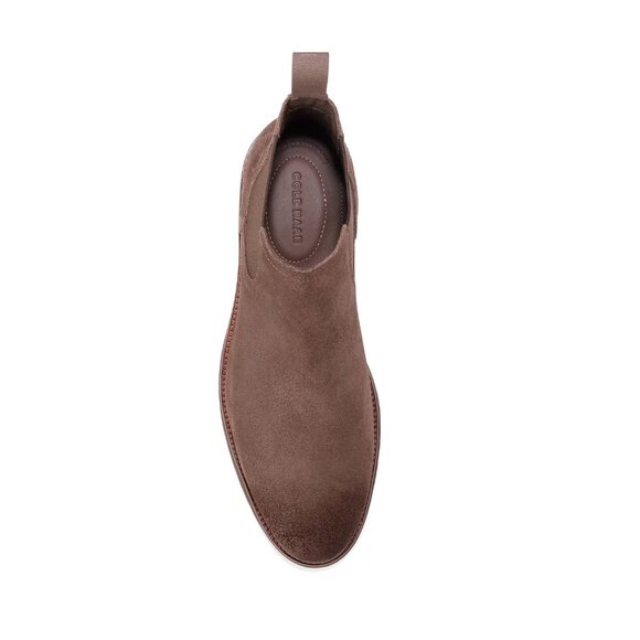 Cole Haan Men\'s Berkshire Chelsea Pull On Boot Burnished Toe WR Lava Suede 9.5 main image 8